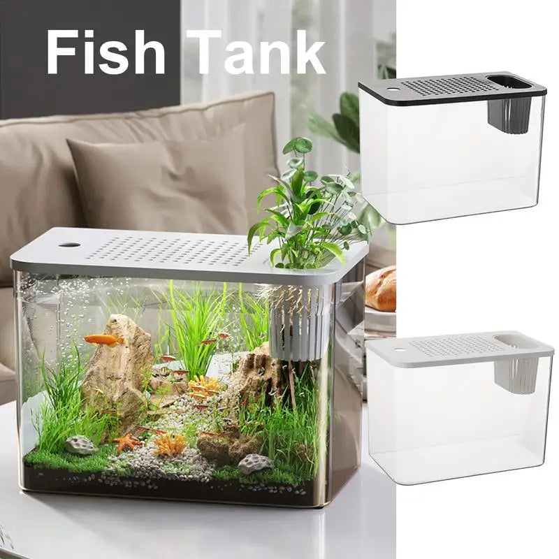 Fish Tank Aquarium Turtle Tank Aquarium Goldfish Tank Fish Bowls Small Aquariums