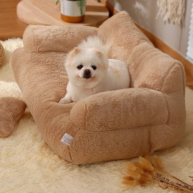 Cat bed House Plush Dog Sofa Beds Washable Warm Pet sofa Comfortable Cushion Sleep winter Furniture