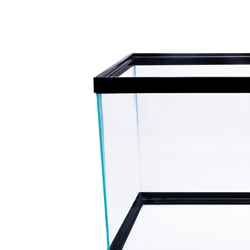 10 Gallon Transparent Glass Aquarium Tank - Scratch-Resistant - 20in x 10in x 12.2in