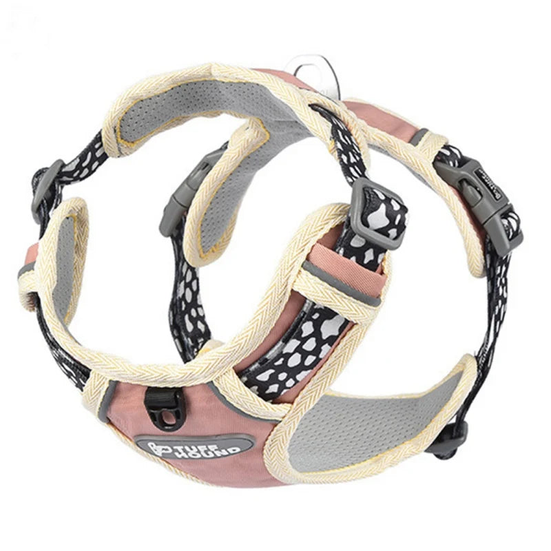 XS-XL Breathable Durable Dog Pet Harness Collar Leash Set Puppy Cats Vest Harness Collars s