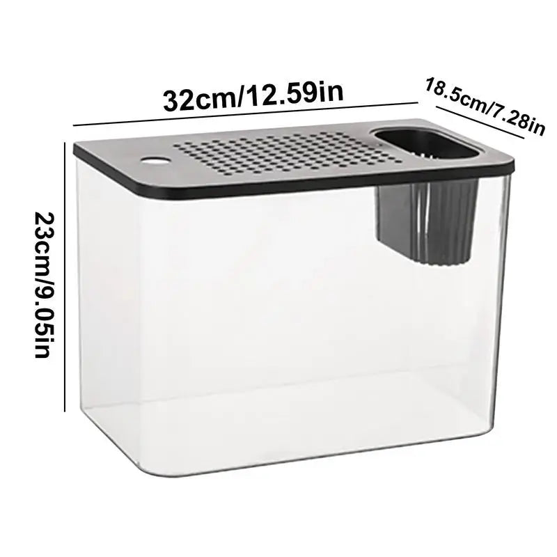 Fish Tank Aquarium Turtle Tank Aquarium Goldfish Tank Fish Bowls Small Aquariums