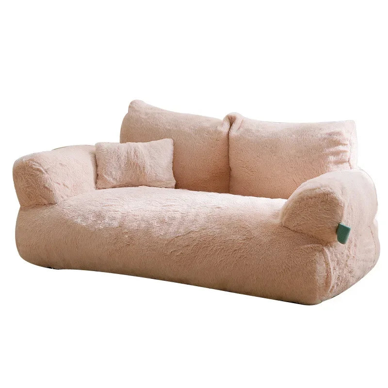 Cat bed House Plush Dog Sofa Beds Washable Warm Pet sofa Comfortable Cushion Sleep winter Furniture