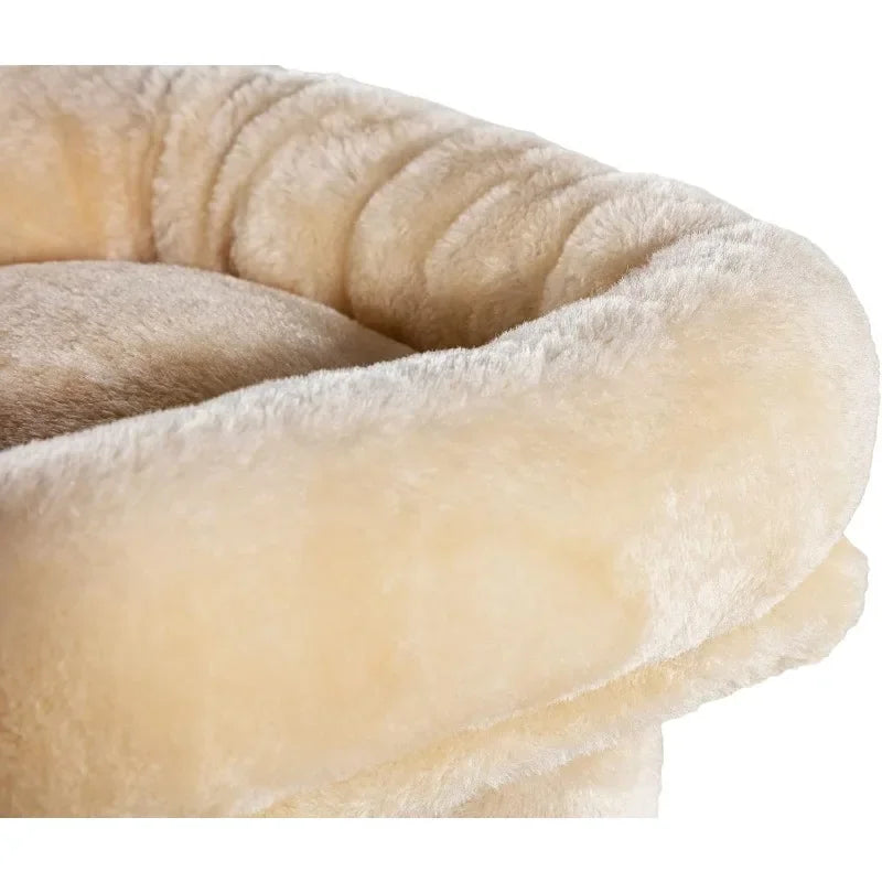 Cat Tree 36-inch Cat Tower with Cat Hammock, Sisal Grab After Indoor Cat, Small Room, Beige