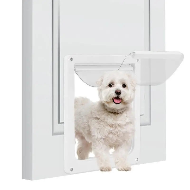 Dog Door For Large Dogs Weatherproof Doors Lightweight Pet Safe Dog Door With Transparent Flap
