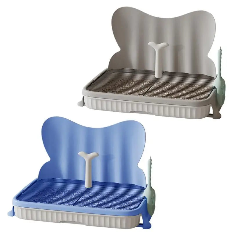 Portable Dog Bathroom Litter Box Removable Semi Closed Puppy Potty Toilet Strong Load-Bearing