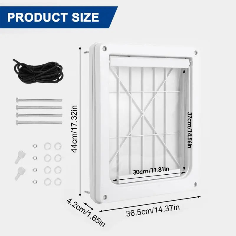 Dog Door For Large Dogs Weatherproof Doors Lightweight Pet Safe Dog Door With Transparent Flap