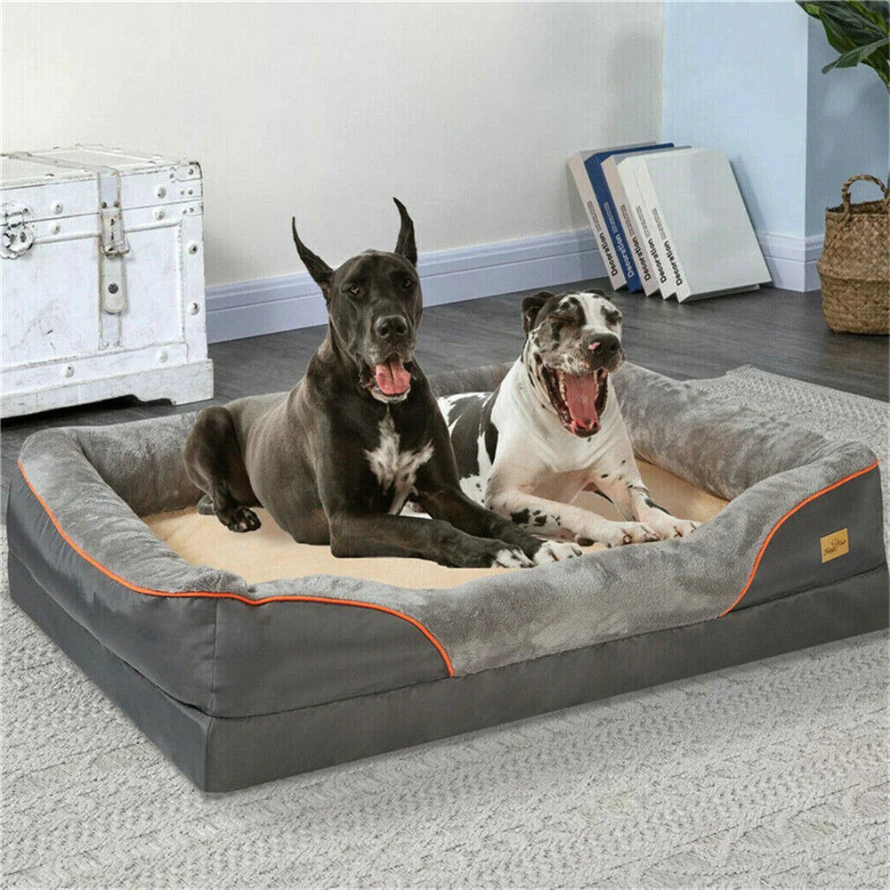 Jumbo Large Orthopedic Memory Foam Dog Bed