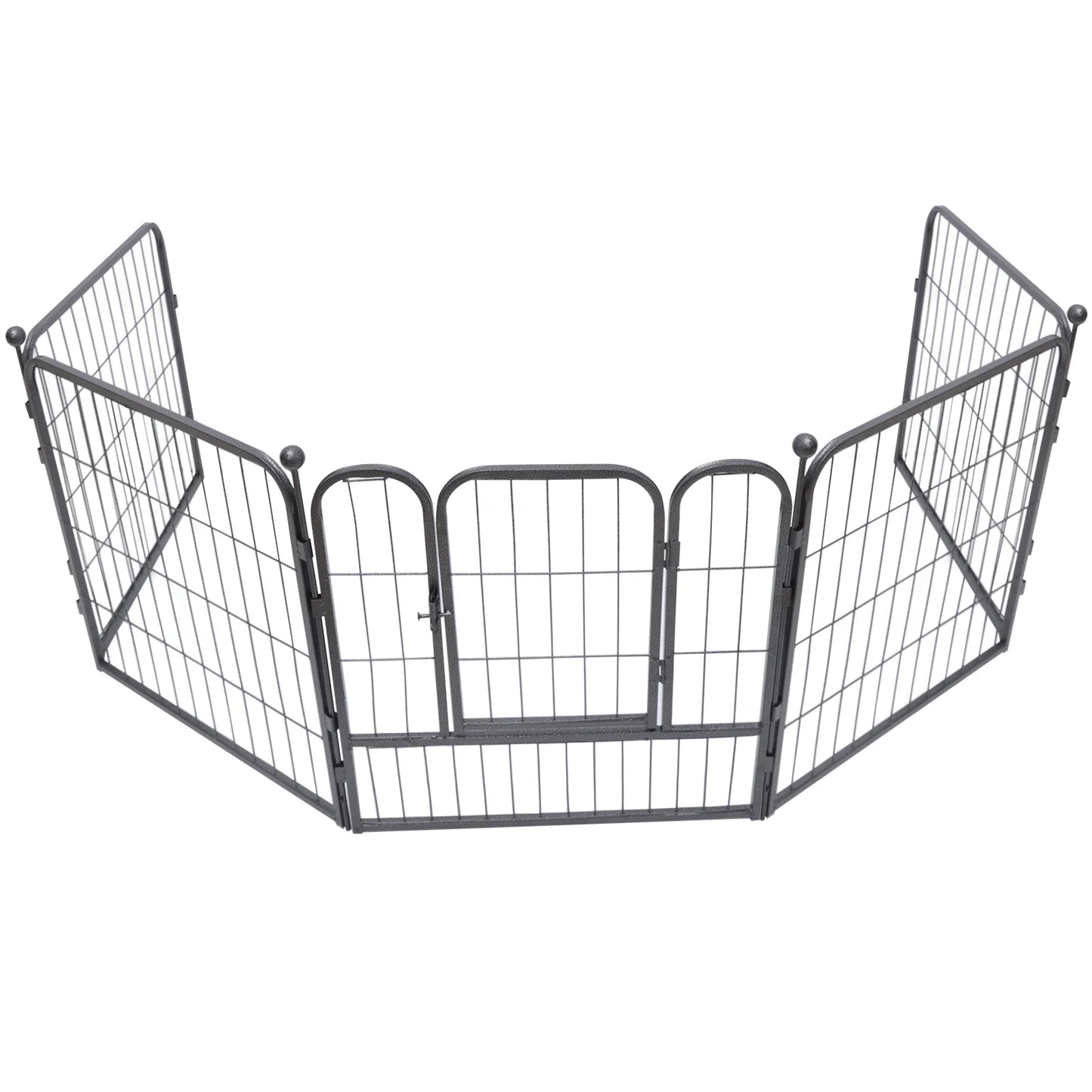 Dog Fence 23.6-in Height Dog Playpen Outdoor with Doors for Large/Medium/Small Dogs Pet,Puppy Playpen