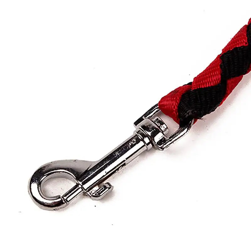 1.4m Pet Double Leash 2 Way Couplers Dog Leash Rope Elastic Extended  Two Double Dogs Leashes