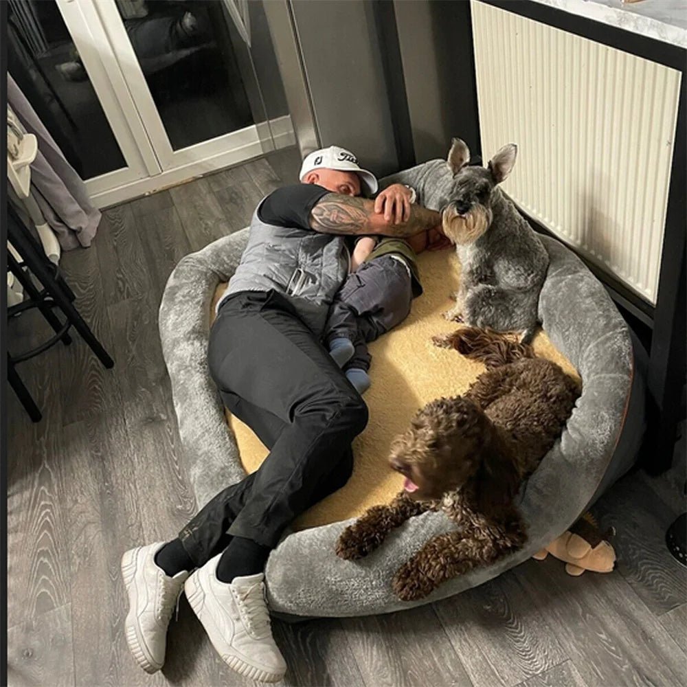 Jumbo Large Orthopedic Memory Foam Dog Bed