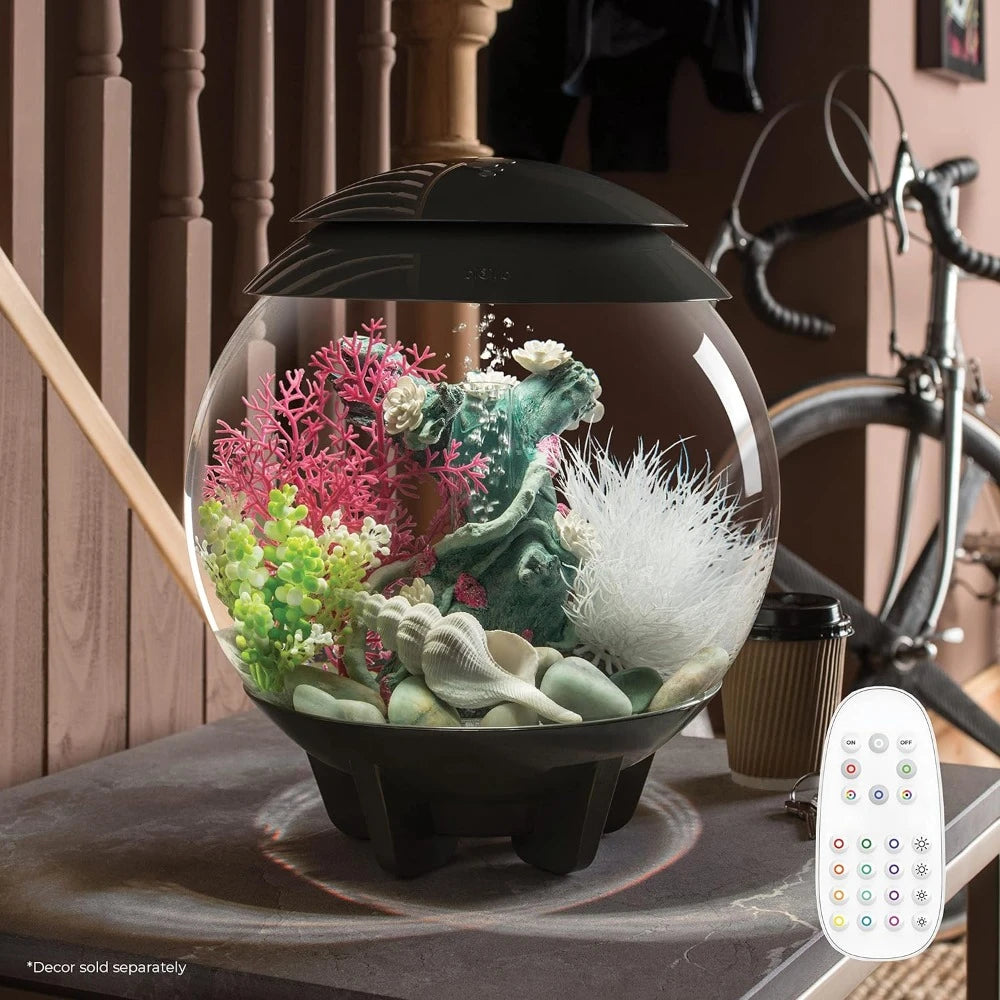 Mini Aquarium Modern Compact Water Tank for Desktop or Desktop Display Fish Tank
