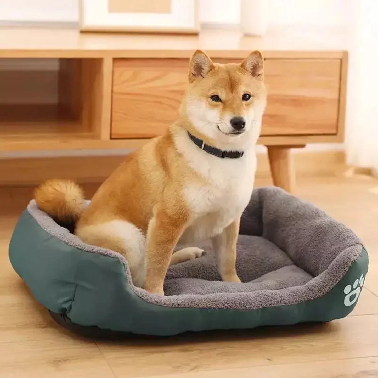 Soft and Cozy Ultimate Fleece Bed for Small, Medium, and Large Dogs - Waterproof Bottom